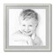 ArtToFrames 24x24" Matted Picture Frame with 20x20" Single Mat Photo Opening Framed in 1.25" White and 2" Mat (FWM-4098-24x24)
